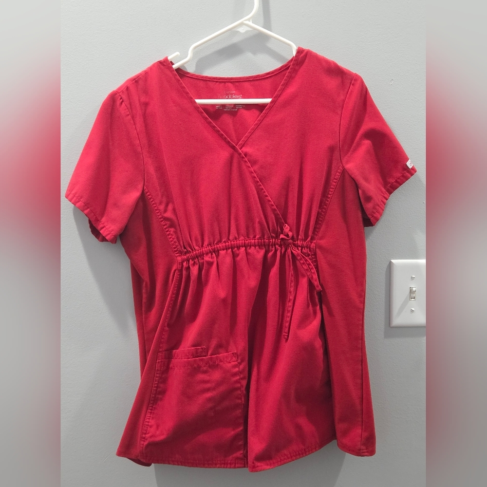 Cherokee Flexibles Maternity Scrub Top - Medium